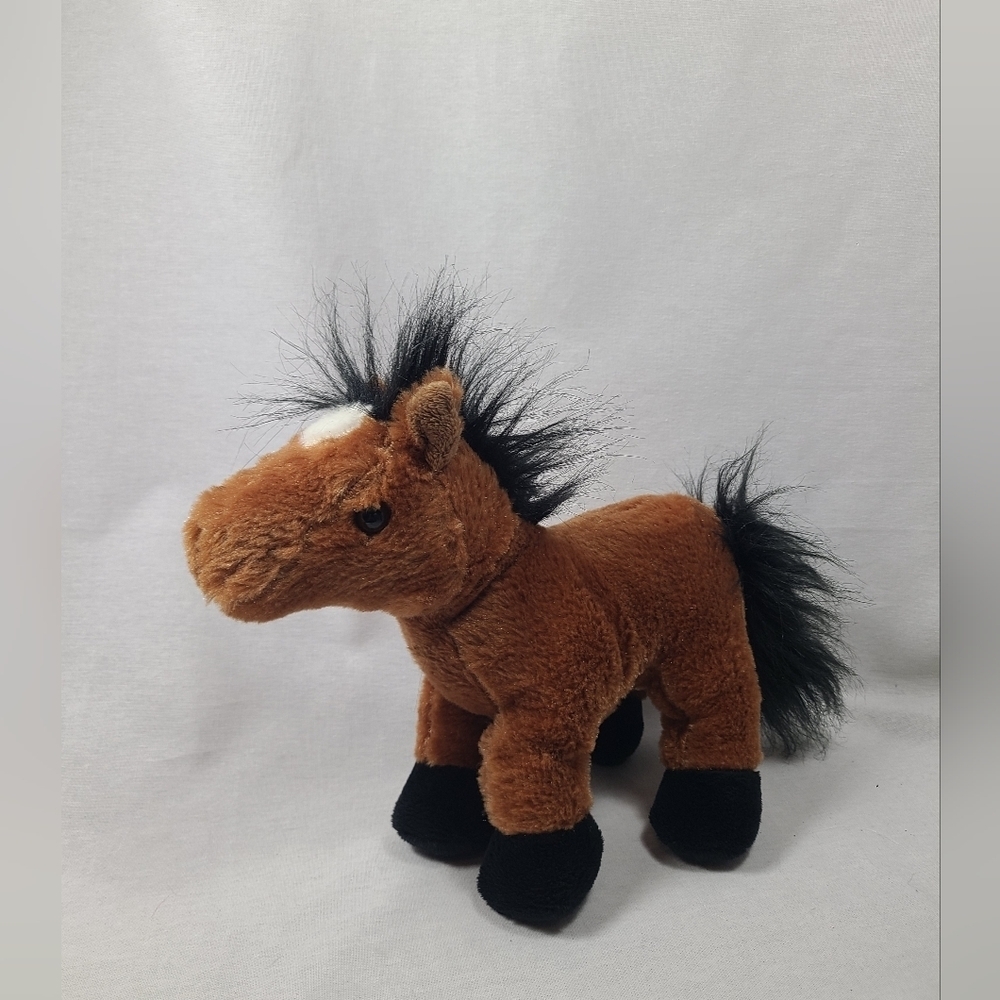 GANZ Webkinz brown arabian horse Plush- No code